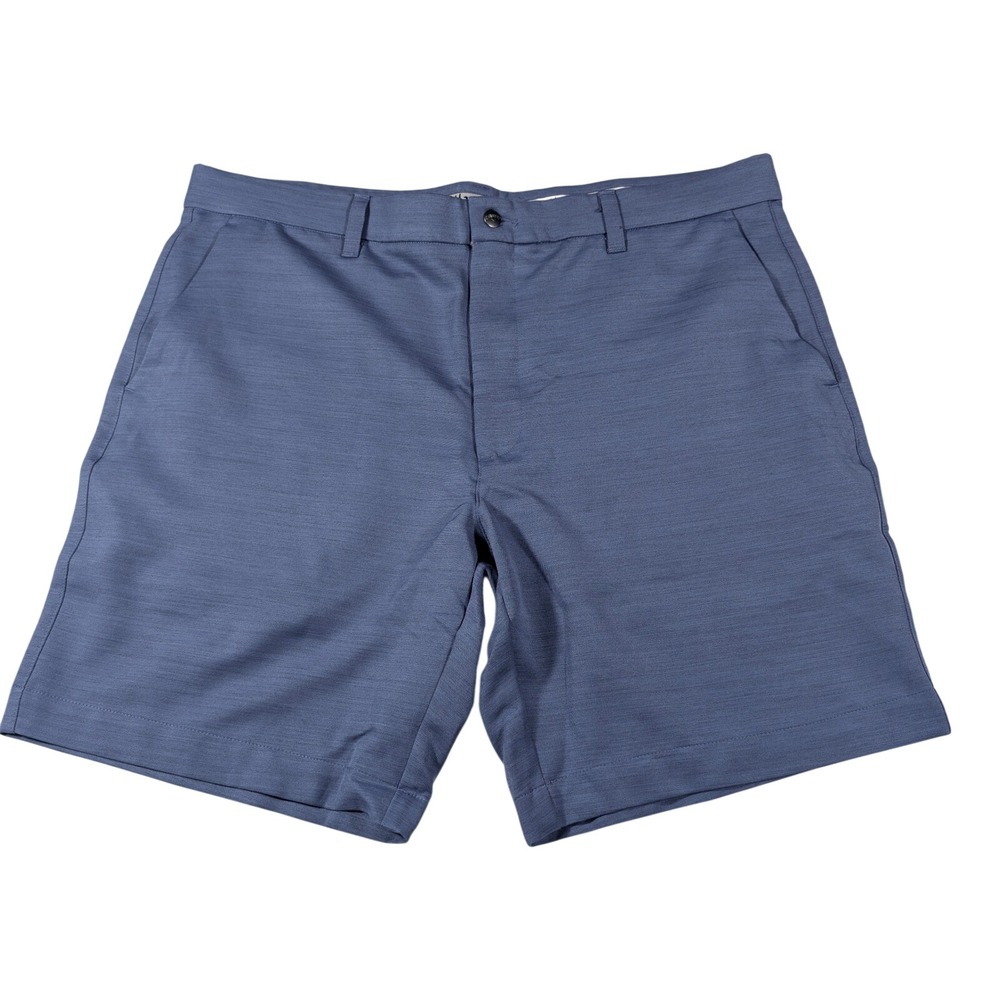 Callaway Shorts Mens 38 Blue Performance Golf Textured Stretch Flat Front 1676